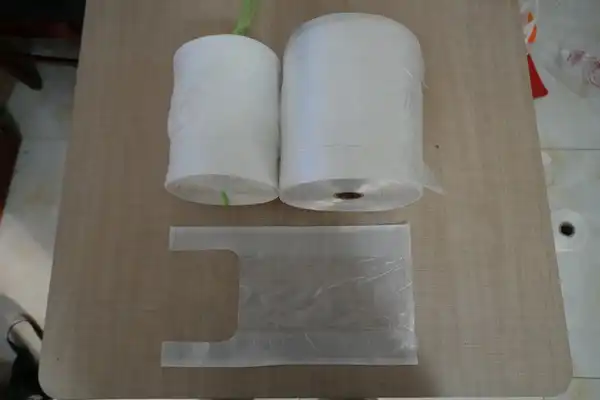 White Plastic Vest Carrier Bags White Plastic Vest Carrier Bags